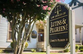 Photo of the name board of Lutins & Pilgreen, PC